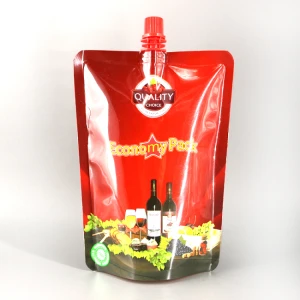 Sacolas De Vinho De Plástico Com Vazio