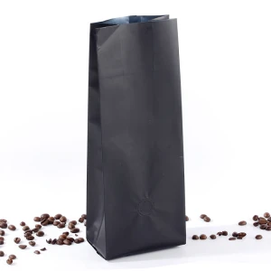 Black Side Gusset Coffee Bag