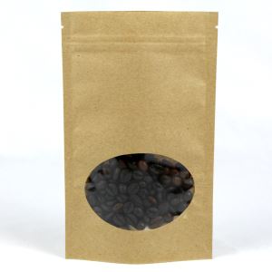 Levar sacos de papel Kraft com janela