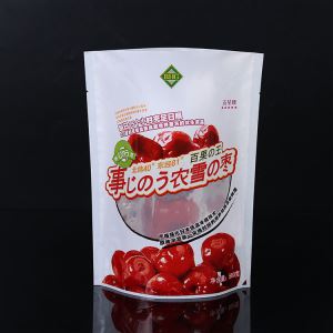Stand Up Aluminum Foil Snacks Packaging Bag