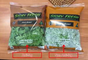 Sacos de embalagem de plástico antiembaçante para frutas e legumes frescos com logotipo personalizado