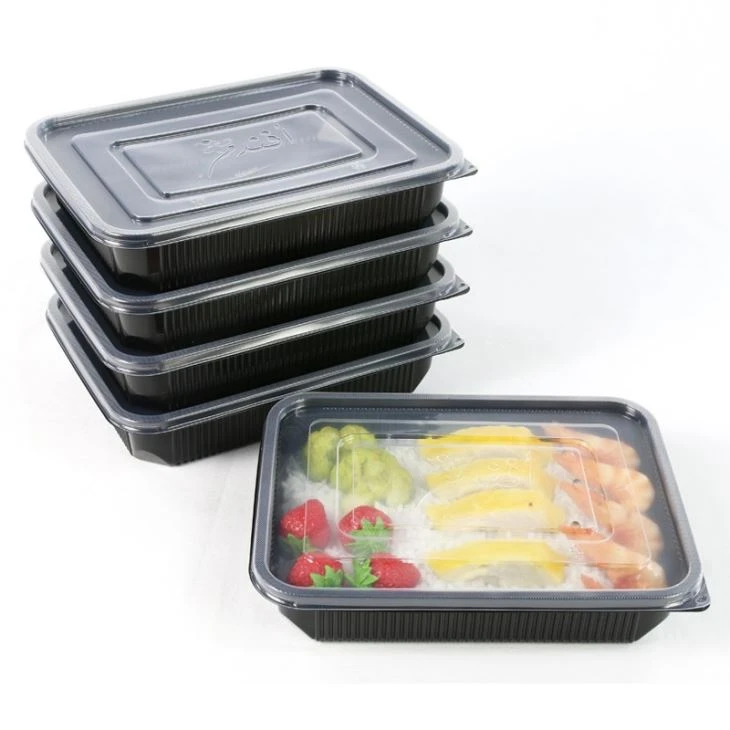 1200ml lancheira Bento Box PP Recipientes de comida para viagem com tampa