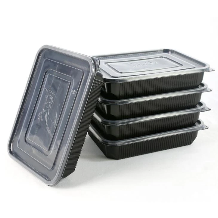 1200ml Lunch Bento Box PP Takeaway Food Containers With Cover Lid