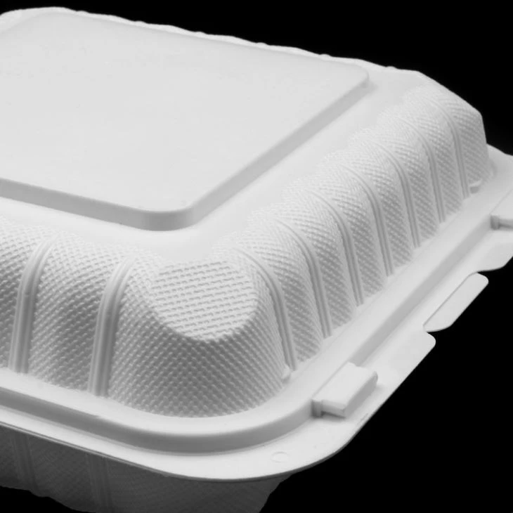 Disposable Mineral Hinged To Go Containers