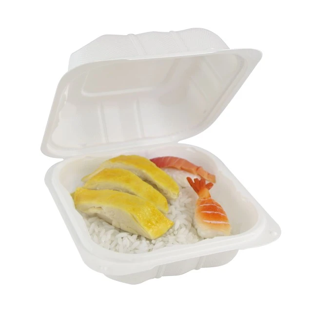 6x6 Inch Mineral Filled Hamburger Boxes
