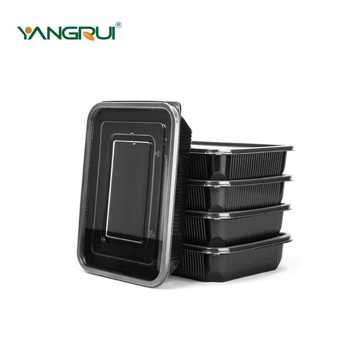 Disposable Plastic Meal Prep To Go Food Containe