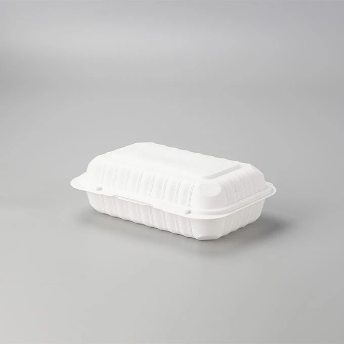 Caixas de embalagem de micro-ondas descartáveis ​​biodegradáveis ​​com 3 comp...