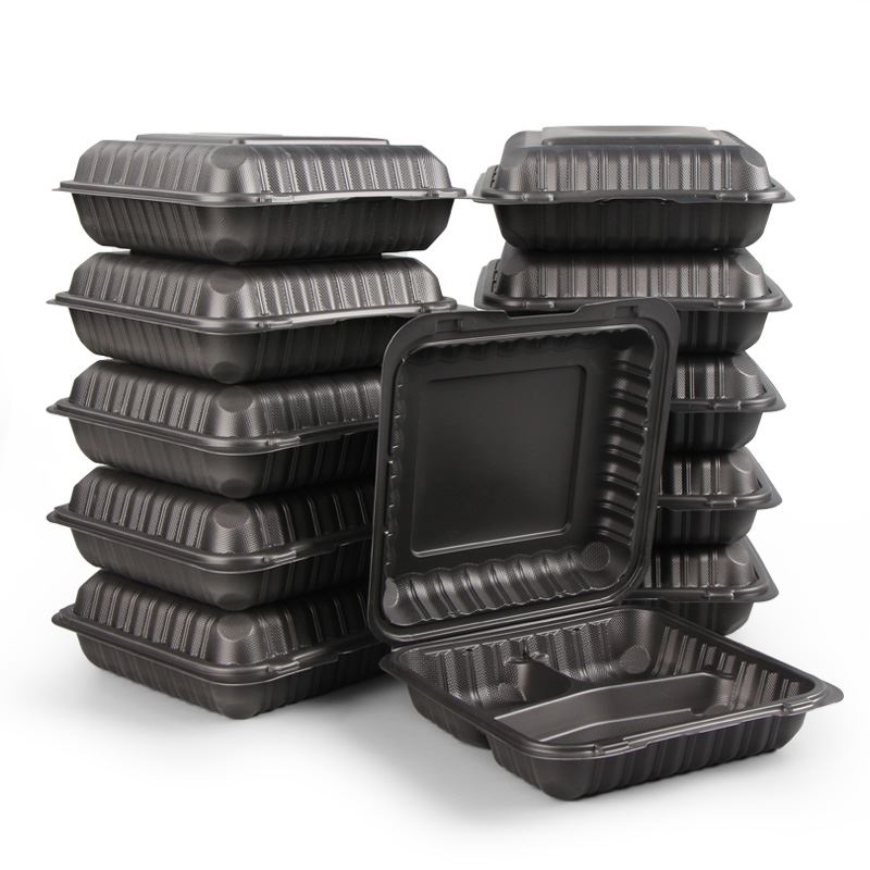 Clamshell personaliza recipientes de plástico descartáveis ​​para micro-ondas...