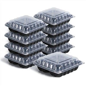 Clamshell para recipiente de comida de plástico de duas cores