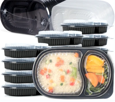 Recipiente para alimentos com 2 compartimentos