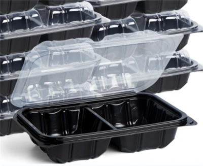 2Compartments PP To Go Container For Food