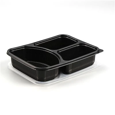 Caixas de Bento para almoço com 3 compartimentos