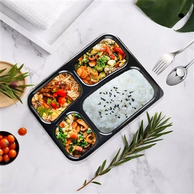 Caixa de alimentos descartáveis ​​Bento
