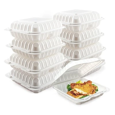 Recipientes para comida em formato de concha 8 x 8
