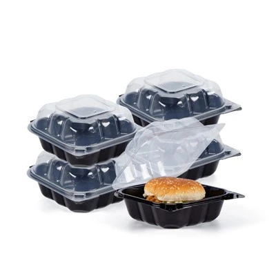 Recipientes convenientes de plástico para viagem para preparação de refeições