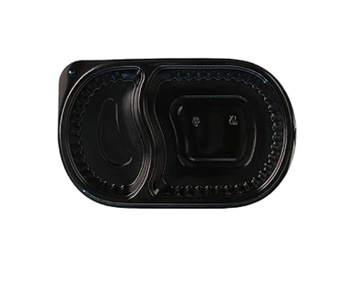 Cofre de congelação microwavable Leakproof do divisor do recipiente de alimento