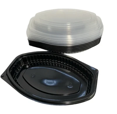 Oval Single Compartment Meal Prep Container