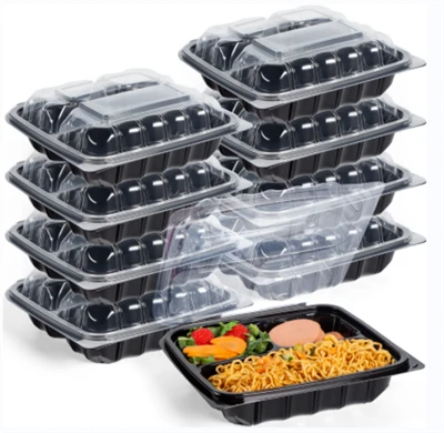 Recipiente de comida para viagem de plástico PP