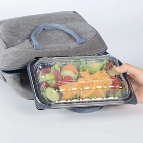Recipientes de alimentos transparentes vs. Recipientes de comida pretos