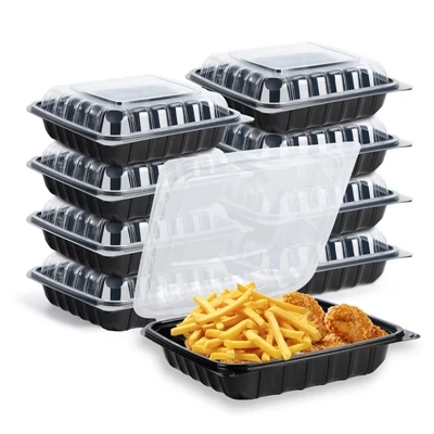 É seguro usar caixas plásticas descartáveis ​​para alimentos quentes por long...